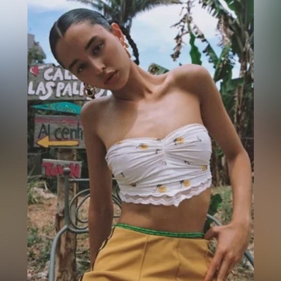 For love and lemons bandeau top size medium - Picture 2 of 8